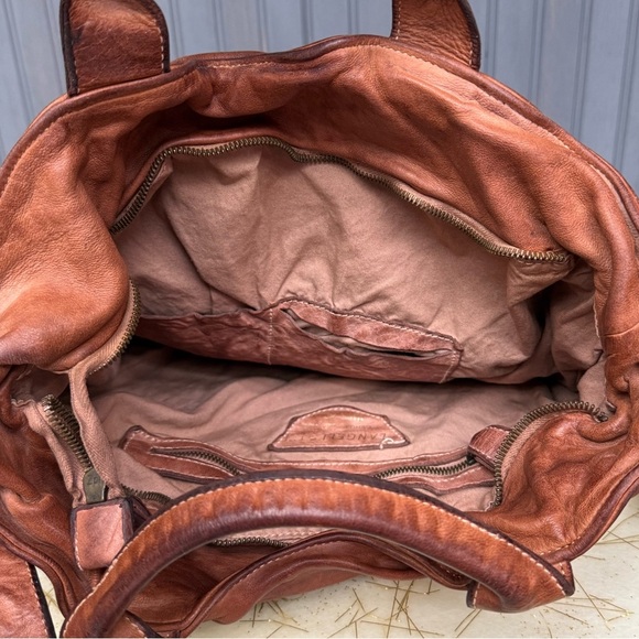 Brown Woven Leather Bag - Picture 7 of 16